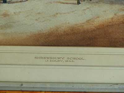 Lot 48 - J. Dolby (19th century) Shrewsbury school....