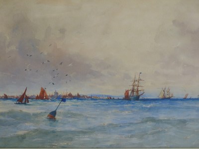 Lot 56 - Thomas Bush Hardy. (1842-1897) Shipping off...
