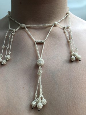 Lot 6 - A 19th-century seed pearl multi-strand and...