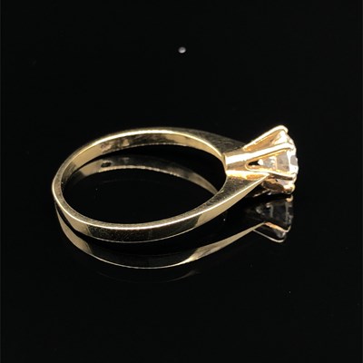 Lot 33 - Diamond solitaire. A 1.13ct estimated round...