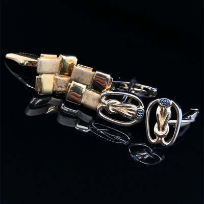 Lot 51 - Gucci and Lanvin. Two pairs of designer...