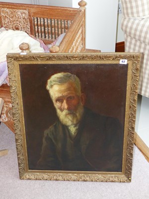 Lot 62 - Early 20th-century school. Portrait of a...