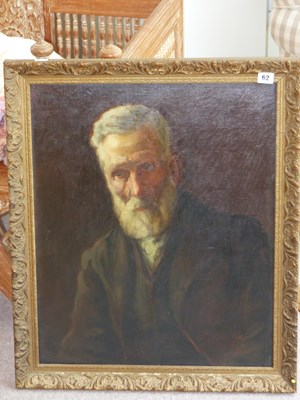 Lot 62 - Early 20th-century school. Portrait of a...