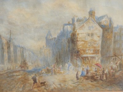 Lot 63 - A.B.Smith (exh.1870-1872) Edinburgh, View from...