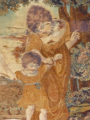 Lot 257 - An early 19th century silkwork picture of a...