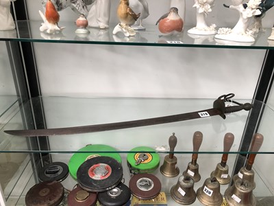 Lot 219 - An antique sword.