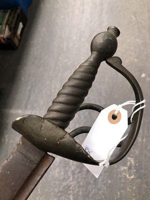 Lot 219 - An antique sword.