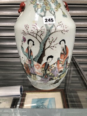 Lot 245 - A large antique Chinese vase.