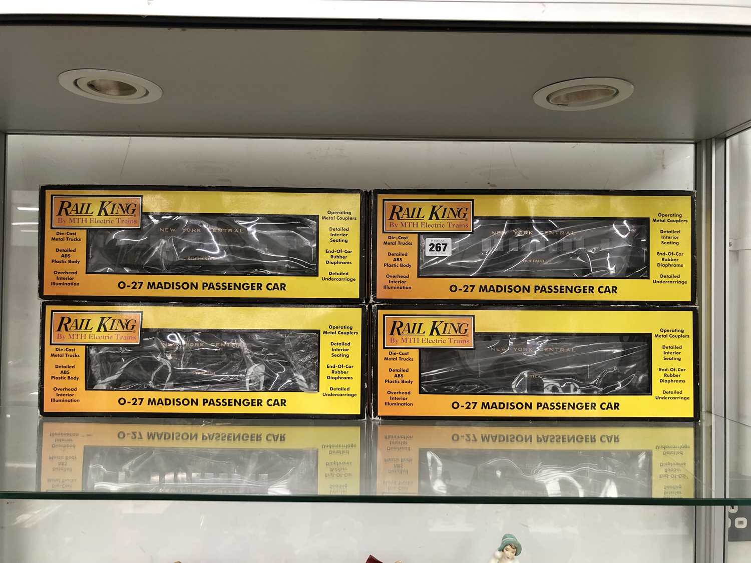 Lot 267 - Four boxed MTH Rail King 0 gauge Madison...