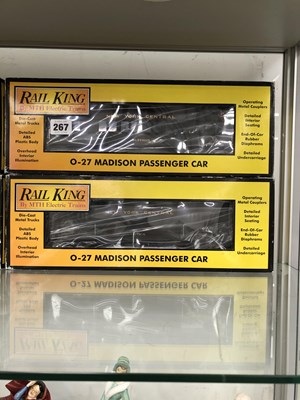 Lot 267 - Four boxed MTH Rail King 0 gauge Madison...