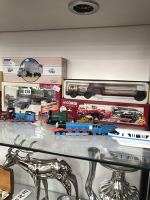Lot 310 - Ertl Thomas the tank engine toys together with...