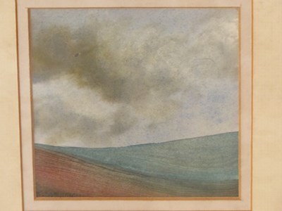 Lot 125 - Bevan Bradley (20th century). Grey skies over...