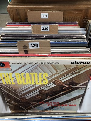 Lot 329 - A collection of 11 Beatles LP Records; Rubber...