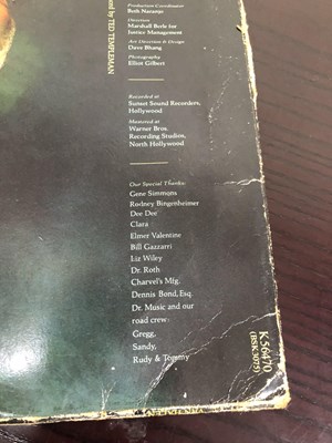 Lot 332 - Van Halen Signed Debut LP - Signed on 1st tour...