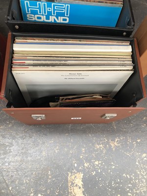 Lot 343 - 2 Record Cases mostly Classical LP Records + a...