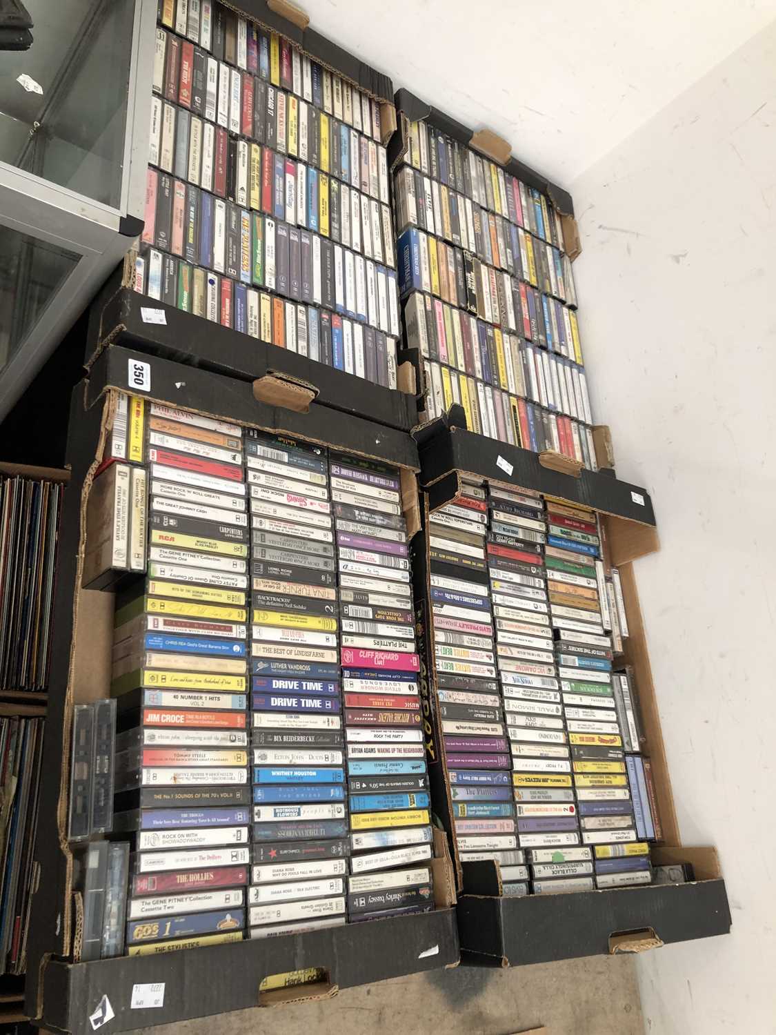 Lot 350 - Rock / Pop cassettes - Approx 420; Luther...