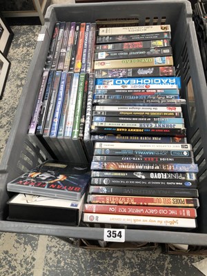 Lot 354 - A quantity of Rock / Pop DVDs including The...