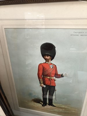 Lot 368 - Three vintage military prints of Grenadier guards