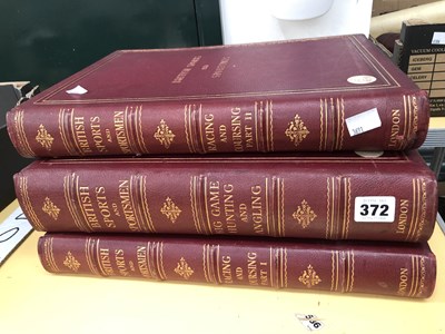 Lot 372 - British sports and sportsmen, three books,...