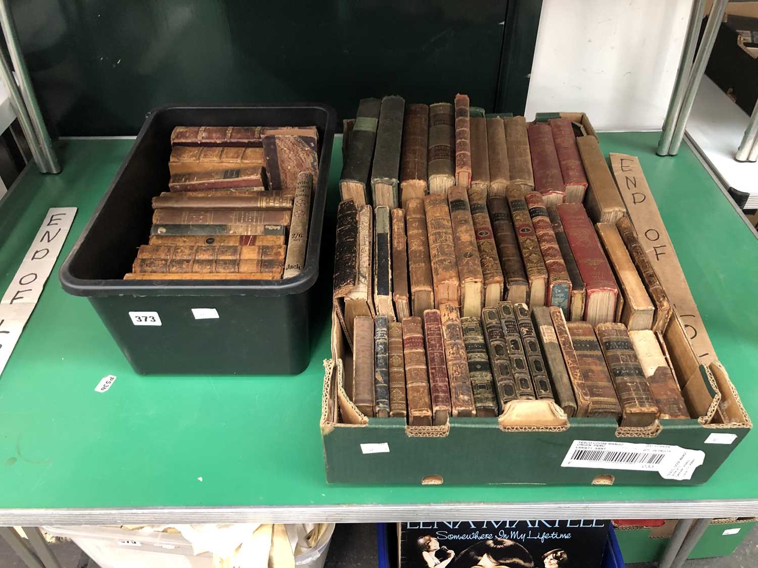 Lot 373 - A collection of antique books.