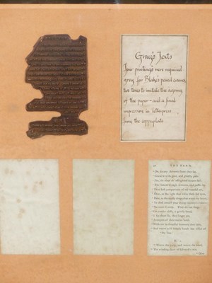 Lot 139 - Grays Texts. A display of Copperplate print...