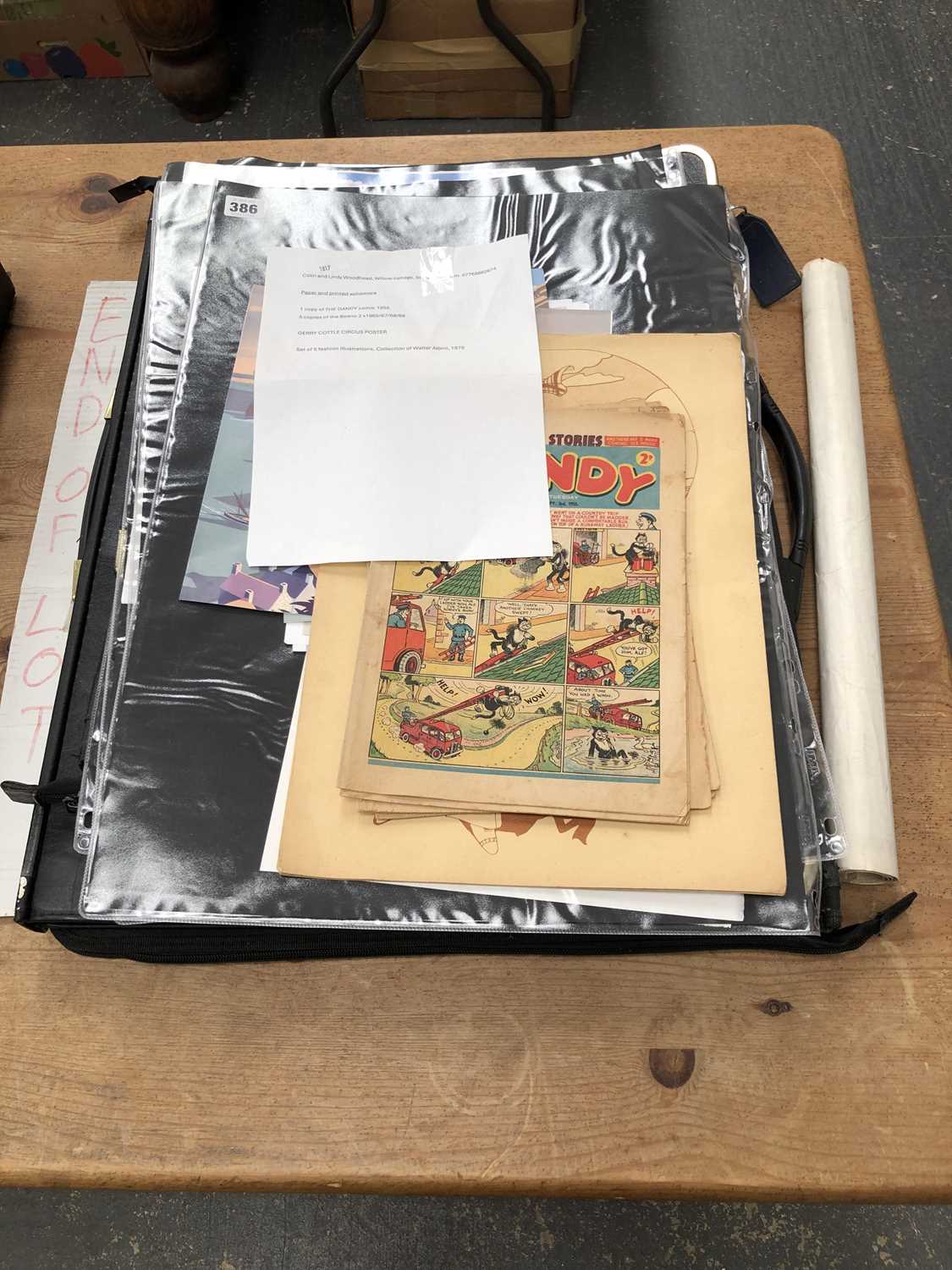 Lot 386 - Ephemera - A copy of The Dandy comic 1955,...