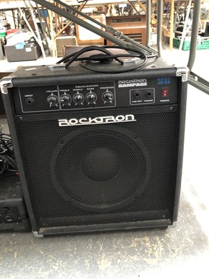 Lot 401 - Aslin Dane amplifier, a Rocktron Amp, and a...