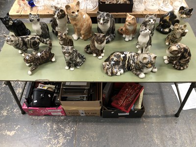 Lot 410 - A collection of Winstanley cats and one other.