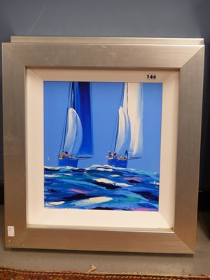 Lot 144 - Duncan MacGregor (B.1961) ARR. Breaking waves...