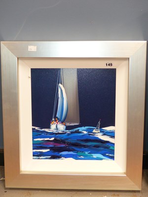 Lot 145 - Duncan MacGregor (B.1961) ARR. Breaking waves...