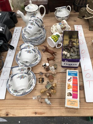 Lot 421 - Wade Whimsies, a Royal Doulton park tea set,...