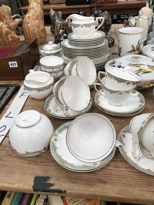 Lot 439 - A part dinner sets - Wedgwood Meadow Sweet,...