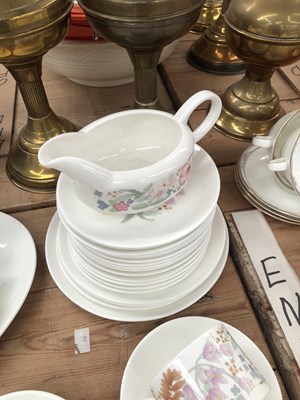 Lot 439 - A part dinner sets - Wedgwood Meadow Sweet,...