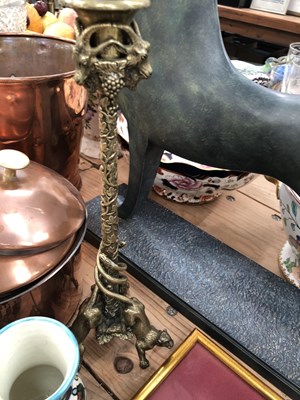 Lot 443 - A contemporary horse sculpture, a copper...