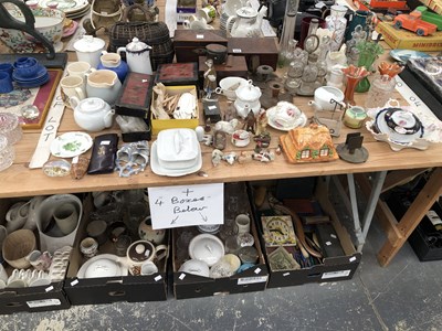 Lot 444 - A large collection to include, wooden boxes,...