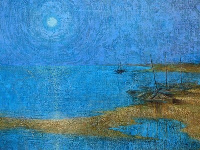 Lot 161 - Michael Jain. (20th century) ARR. Boats on the...