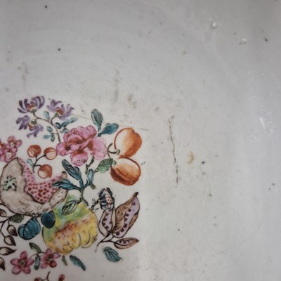 Lot 260 - A Chinese porcelain punch bowl, the exterior...