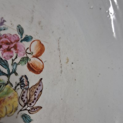 Lot 260 - A Chinese porcelain punch bowl, the exterior...