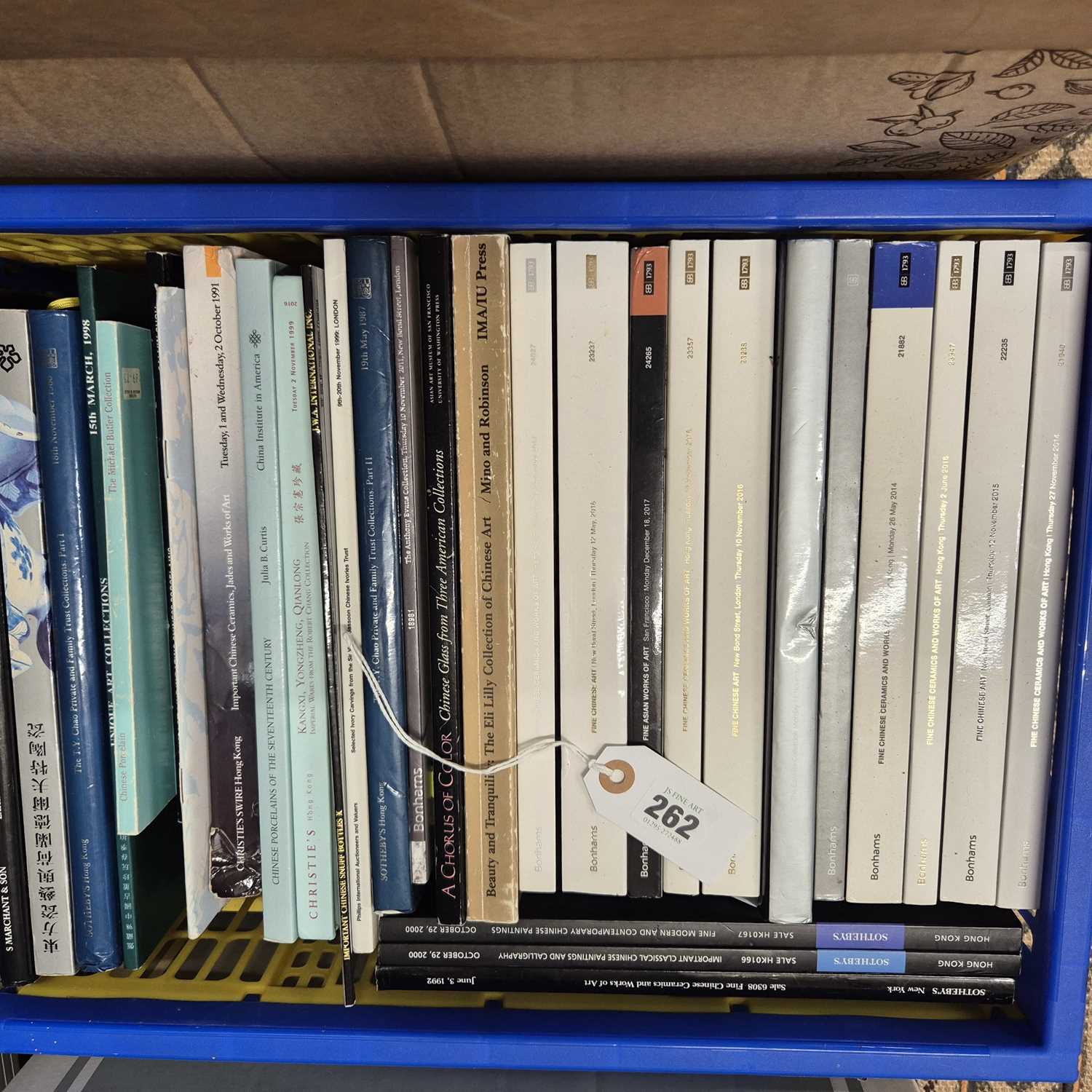 Lot 262 - Past sale catalogues: Chinese ceramics and...