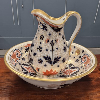 Lot 272 - A 19th century Paris porcelain Imari palette...