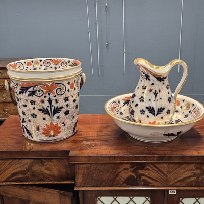 Lot 272 - A 19th century Paris porcelain Imari palette...