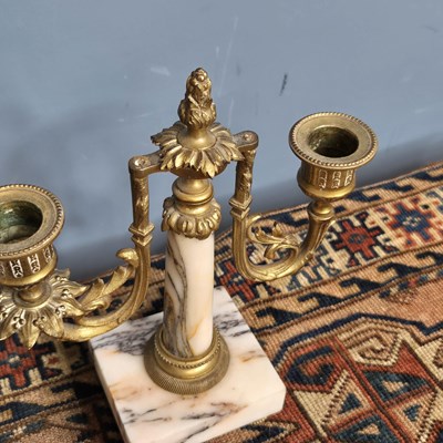 Lot 273 - A late 19th century French marble and ormolu...