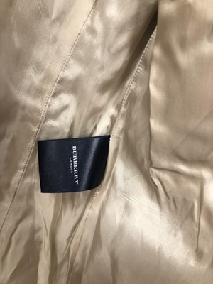 Lot 167 - A size 8 ladies' Burberry London cream blazer.