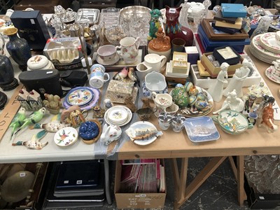 Lot 464 - Souvenir wares, Worcester and other figures,...