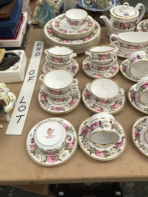 Lot 465 - A Royal Worcester Royal Garden pattern coffee...