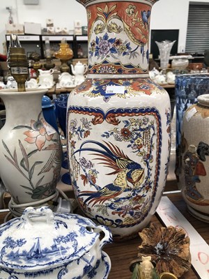 Lot 475 - A nest of oriental red lacquer food boxes,...