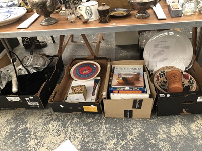 Lot 477 - Books, Royal souvenirs, a floral bowl, a wine...