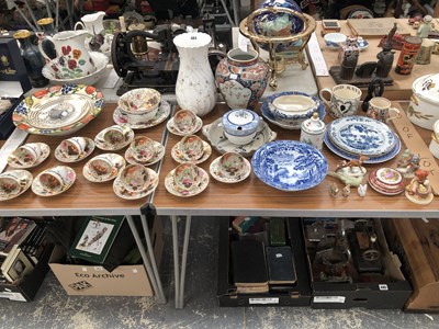 Lot 484 - An early Victorian floral tea and coffee set,...