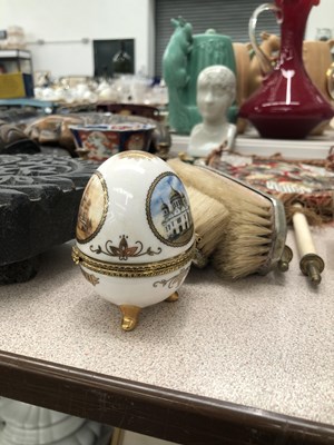 Lot 492 - A pair of bead work face screens, ethnic...