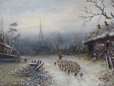 Lot 170 - Joseph Such. (19th century) Sheep drover near...
